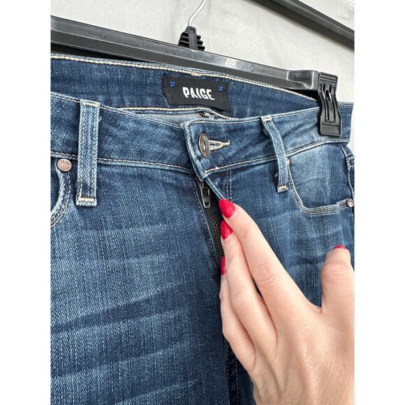 Paige Verdugo Ankle Jeans Womens 26 Stretch Skinny Mid Rise Denim - Picture 7 of 10